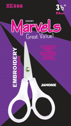 Embroidery Sewing Scissors, Janome Sewing Marvels, 3.5 inch XE556/FP