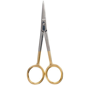 Embroidery Sewing Scissors, Klasse Long Reach Gold Bow 4.25"/10.8cm