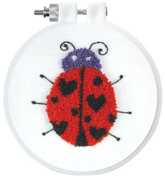 Punch Needle Kit, Ladybird Punch Needle Embroidery Starter Kit 231