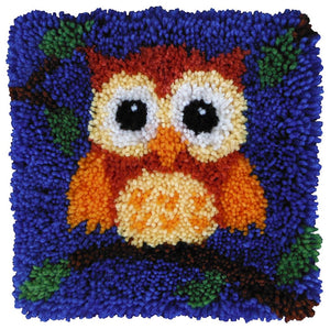 Latch Hook Kit Baby Owl, Needleart World L20001