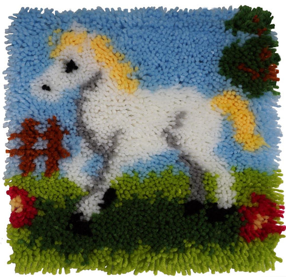 Latch Hook Kit Pretty Pony, Needleart World L20013
