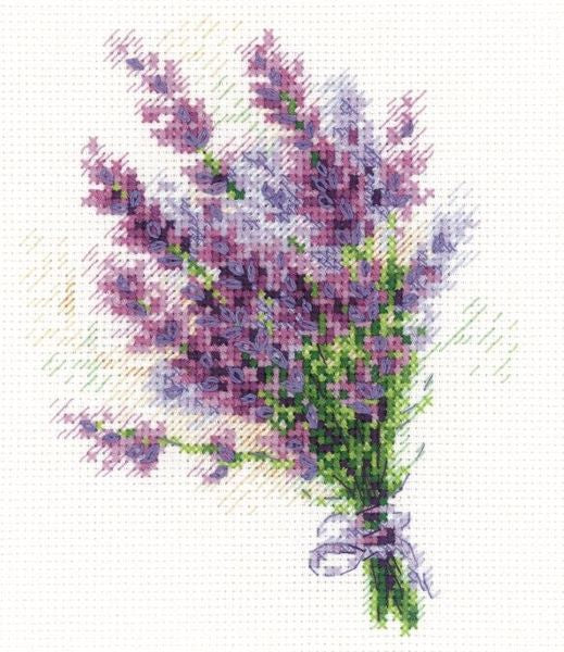 Lavender Cross Stitch Kit Riolis R1607