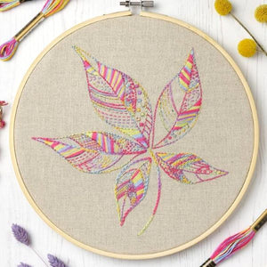 Leaf Embroidery Kit, Anchor PE135