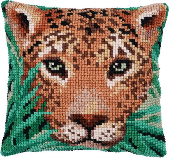 Leopard Watch CROSS Stitch Tapestry Kit, Needleart World LH9-014