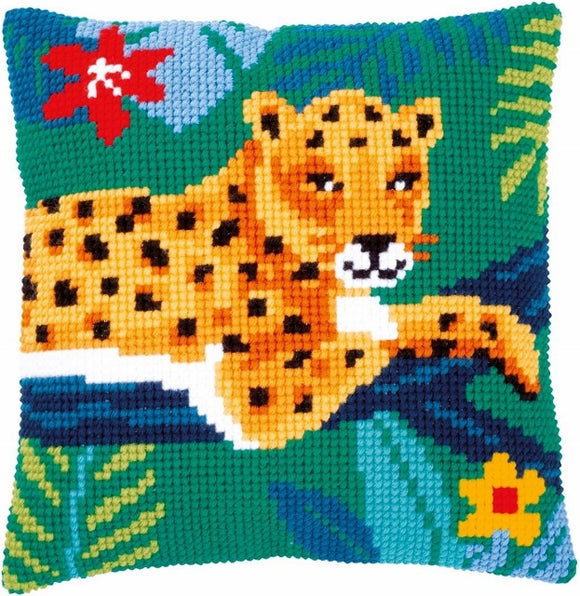 Leopard CROSS Stitch Tapestry Kit, Vervaco PN-0179520