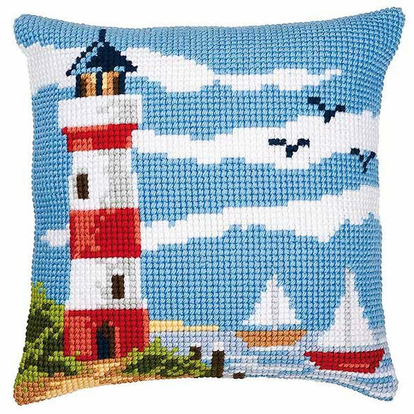 Lighthouse Scene CROSS Stitch Tapestry Kit, Vervaco PN-0008601