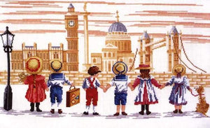 London Cross Stitch Kit, All Our Yesterdays FW40