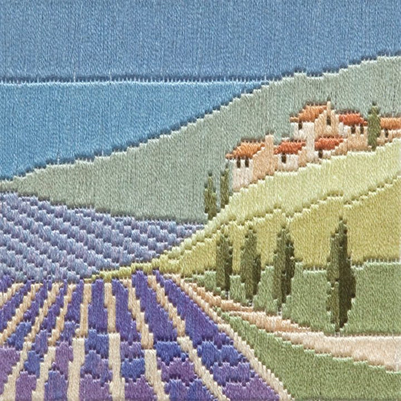 Long Stitch Kit, Lavender Fields Long Stitch SLS10