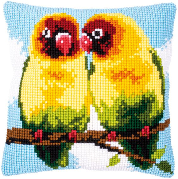 Lovebirds CROSS Stitch Tapestry Kit, Vervaco PN-0153553