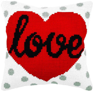 Love Heart CROSS Stitch Tapestry Kit, Orchidea ORC9355