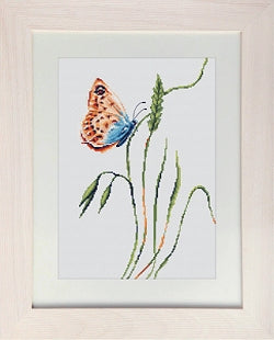 Butterfly, Scent of Spring Counted Cross Stitch Kit, Luca-s B2244