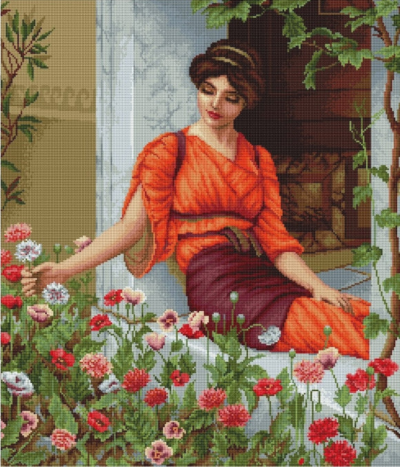 Flowers of Summer, Counted Cross Stitch Kit Luca-s B474