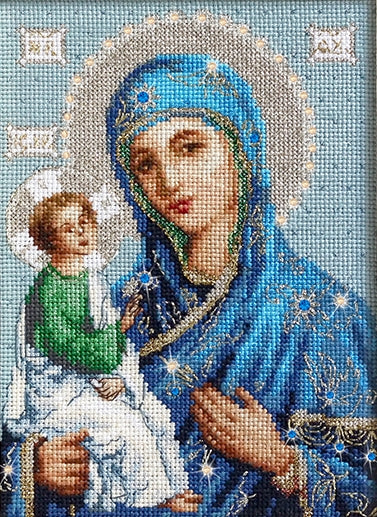 Mother of God in Jerusalem, Counted Cross Stitch Kit Luca-s BR114