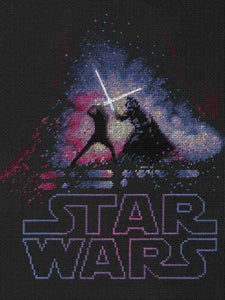 Luke and Darth Vader Star Wars Cross Stitch Kit, Dimensions D70-35382
