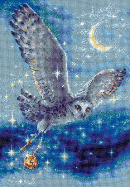 Magic Owl Cross Stitch Kit, Riolis R1872