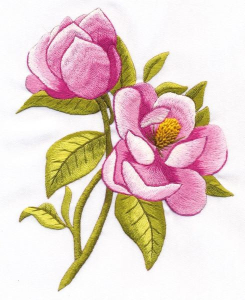 Magnolia Embroidery Kit, Panna C-1389