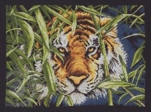 Predator's Gaze Tiger Cross Stitch Kit, Maia 5678000-1031