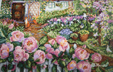 Rose Garden Cottage, Counted Cross Stitch Kit K-078