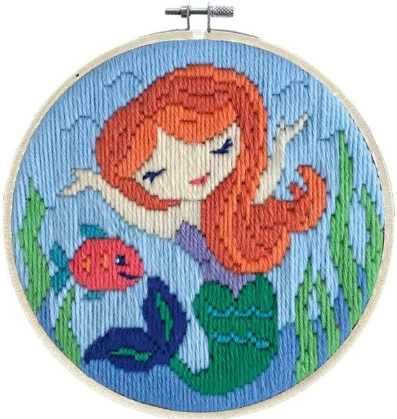 Mermaid Song Long Stitch Kit, Needleart World LST3-007