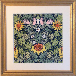 William Morris Sunflowers, Cross Stitch Kit Bothy Threads XAC4