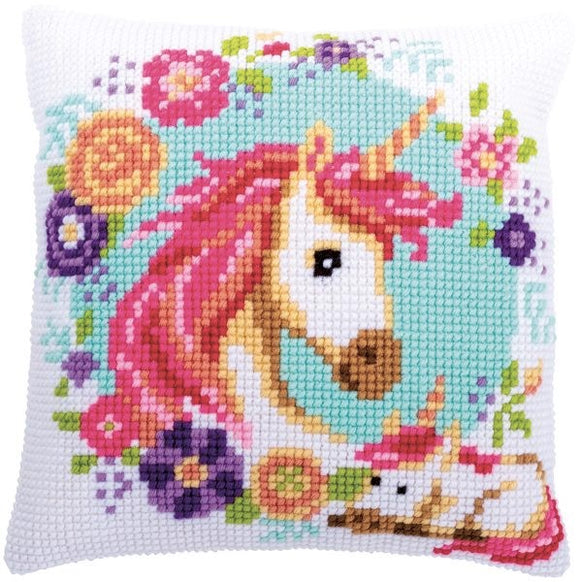 Mother and Baby Unicorn CROSS Stitch Tapestry Kit, Vervaco PN-0186593