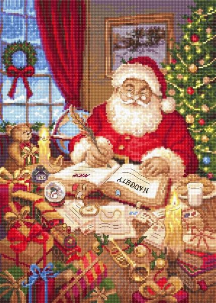 List of Naughty or Nice Cross Stitch Kit (Luca-s) LetiStitch LETI951