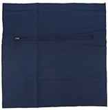 Navy Blue Cushion Back with Zip, 45 x 45cm - Cotton Trimmings
