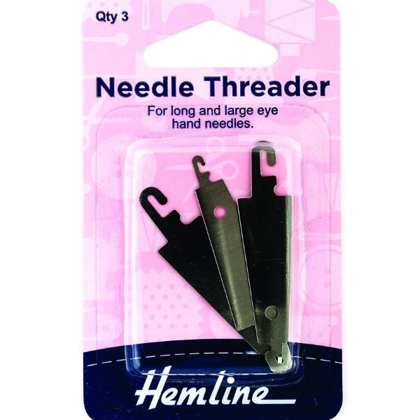Hemline Gold Flower Needle Threader 