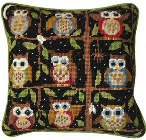 Night Owls Tapestry Needlepoint Kit, One Off Needlework