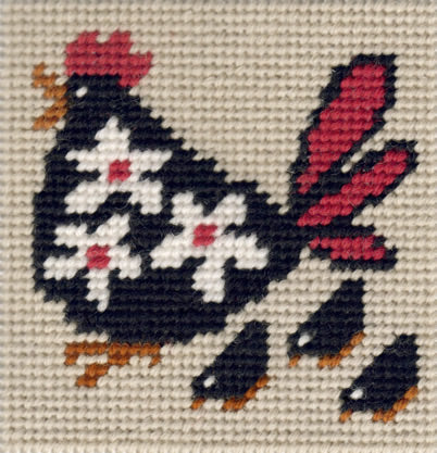 Tapestry Kit Needlepoint Kit, Hen and Chicks Mini Starter Tapestry (OO)