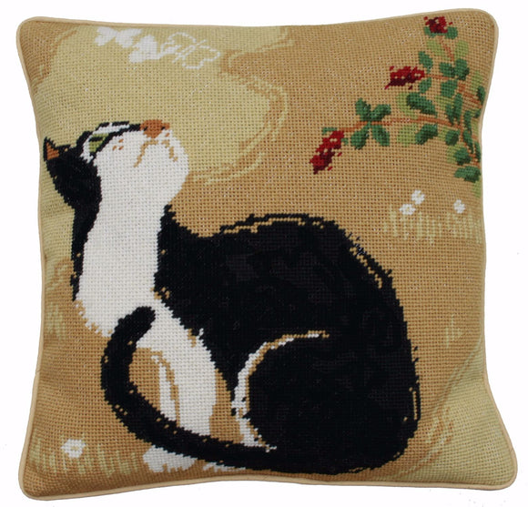 Tapestry Kit Needlepoint Kit, Oriental Cat Tapestry (OO)