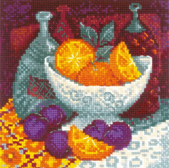 Oranges Cross Stitch Kit, Riolis R1859