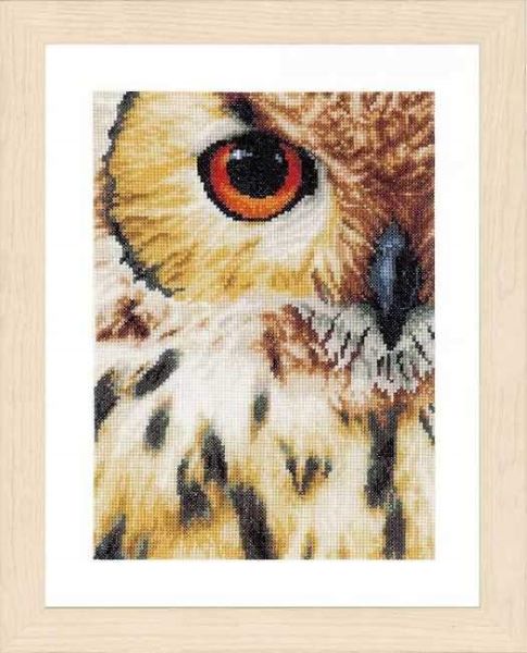 Owl Cross Stitch Kit, Lanarte PN-0157518