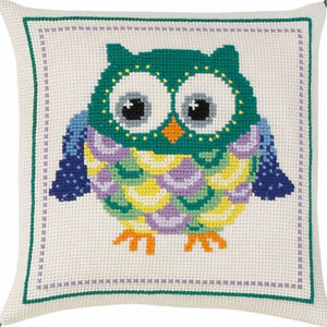 Owl Cross Stitch Kit, Permin 83-3877