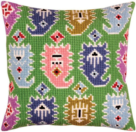 Paisley Ikat CROSS Stitch Tapestry Kit, Collection D'Art CD5374
