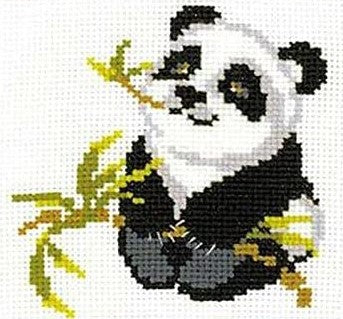 Happy Panda Cross Stitch Riolis HB-061