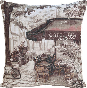 Paris Cafe Cross Stitch Kit, Panna PD-1726