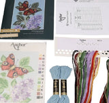 Peacock Butterfly Tapestry Kit, Needlepoint Starter, Anchor MR204