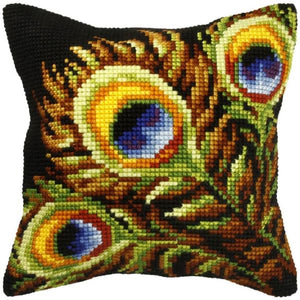 Peacock Feathers CROSS Stitch Tapestry Kit, Orchidea ORC9276