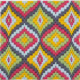 Persimmon Bargello COUNTED Tapestry Needlepoint Kit, Tina Francis