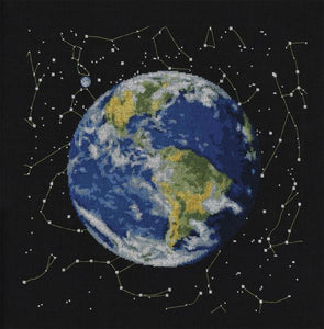 Planet Earth Cross Stitch Kit, Panna PZ-0301