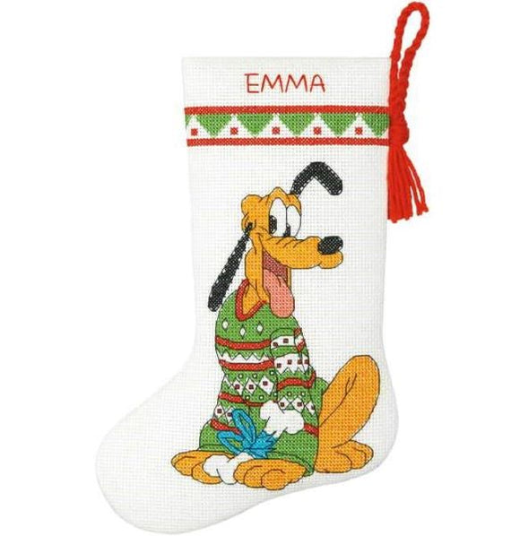 Pluto Christmas Stocking Cross Stitch Kit, Dimensions D70-08967
