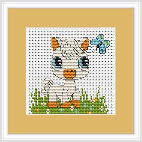 Little Pony Cross Stitch Kit Mini, Riolis B045