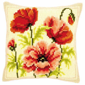 Poppies CROSS Stitch Tapestry Kit, Vervaco PN-0144874