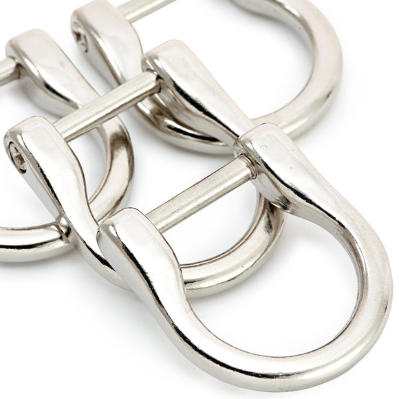Prym Shackle Clasps, Bag Handle Loops - Silver -615130