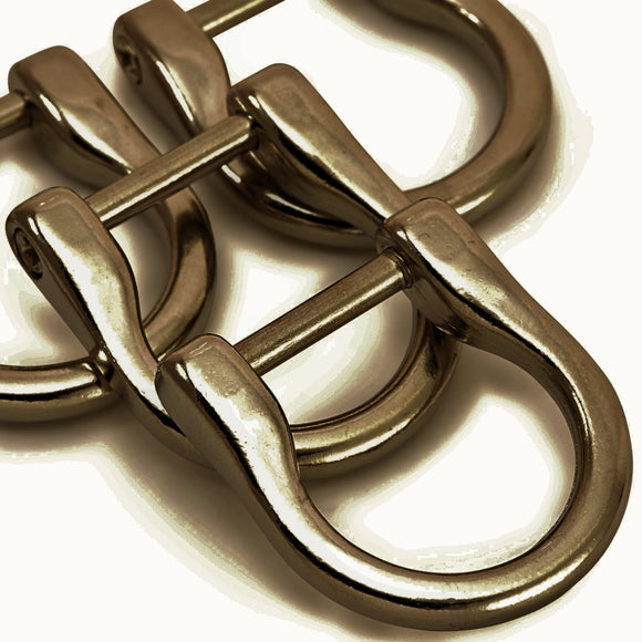 Prym Shackle Clasps, Bag Handle Loops - Antique Brass -615132