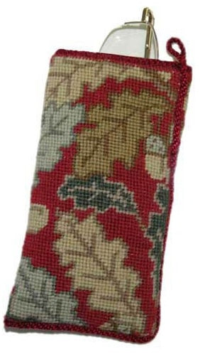 Red Acorns Tapestry Kit Glasses Case/Phone Case, Cleopatra's Needle