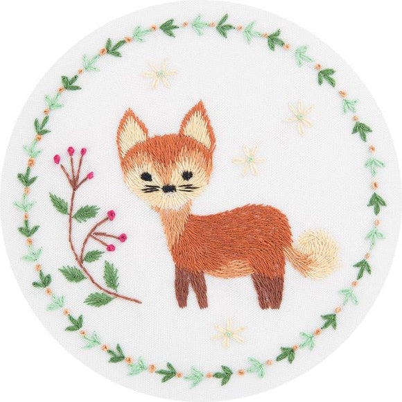 Red Fox Embroidery Kit, Panna JK-2130