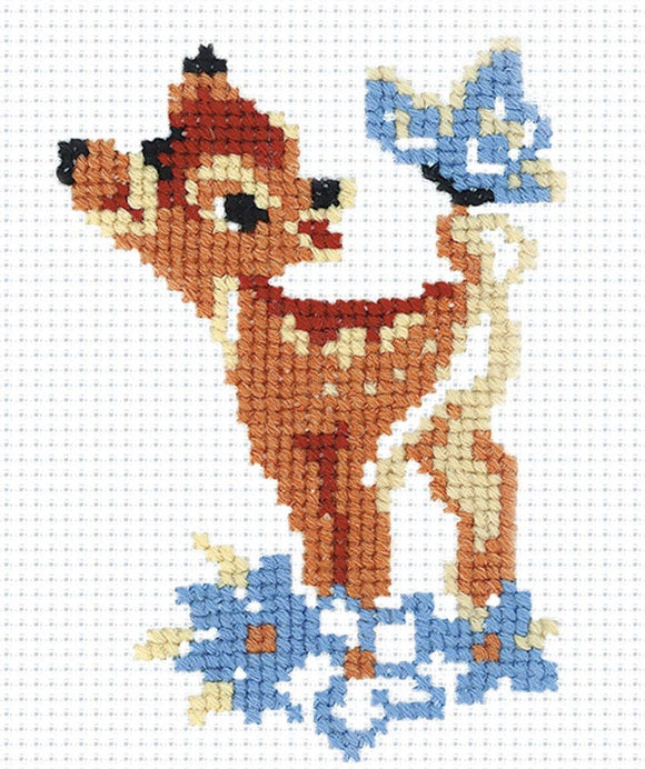Cross Stitch Kit Bambi, Counted Cross Stitch Riolis R210