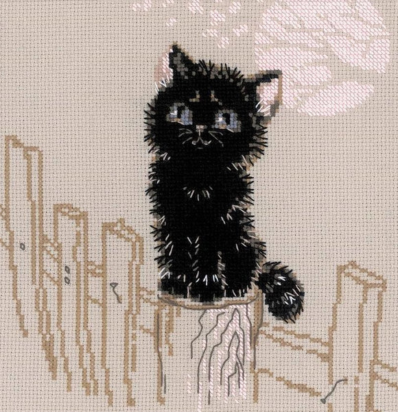 Dreamer Cat Cross Stitch Kit Riolis R1546